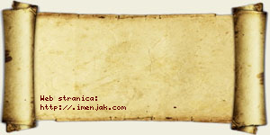 Vanja Đinđić vizit kartica